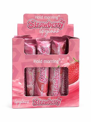 HOLD MORNING STAWBERRY LIP GLOSS24PCS