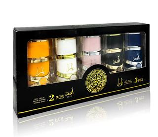 Kit Perfume Yara e Asad Lattafa 30ml (5PÇS)