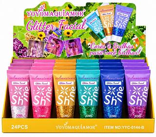 YOYOMAQUIAMOR GLITTER FACIAL 24PCS