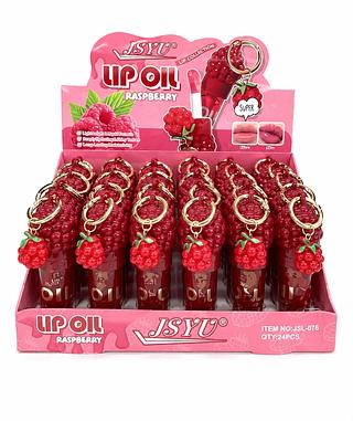 JSTU LIP OIL RASBERRY 24PCS
