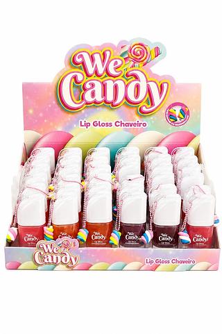 WE CANDY LIP GLOSS CHAVEIRO 36PCS