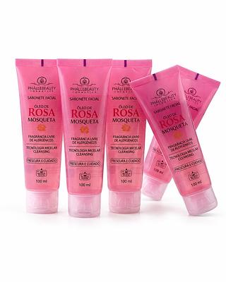 PHALLEBEAUTY SABONETE FACIAL OLEO DE ROSA MOSQUETA 100ML