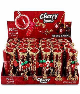 CHERRY BOMB GLOSS LABIAL (24PCS)