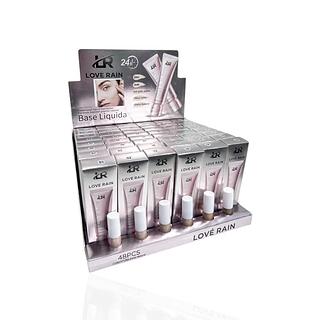 Base Líquido Hidratante, cor 01 a 06, love Rain (48pçs)