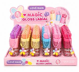 love rain magic gloss labial 24pcs