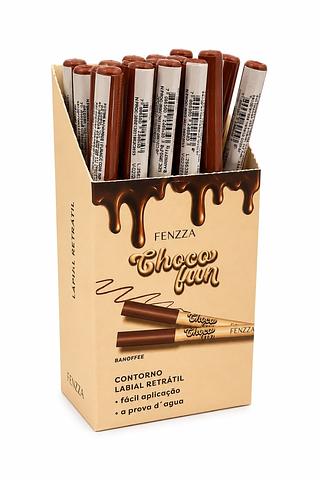 FEZZA CHOCO FUN DOLCE CONTORNO LABIAL RETRÁTIL 24PCS