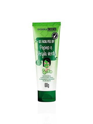 gel facial peel off argila verde 60g