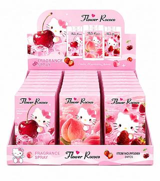 FLOWER ROCOCO HELLO KITTY PERFUME 24PCS