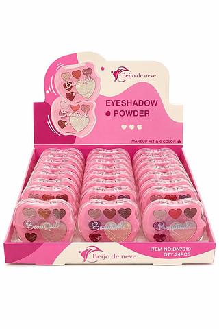 BEIJO DE NEVE EYESHADOW POWDER 24PCS