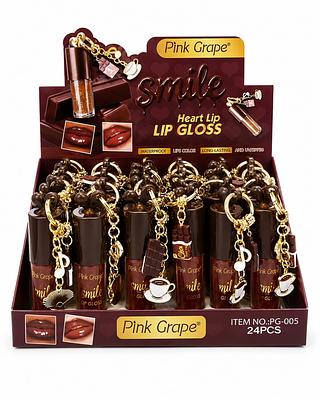PINK GRAPE LIP GLOSS 24PCS