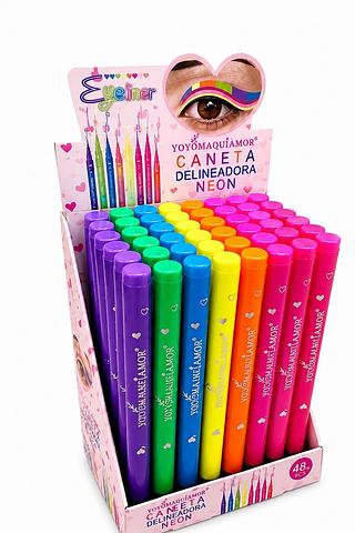 YOYOMAQUIAMOR CANETA DELINEADORA NEON 48PCS