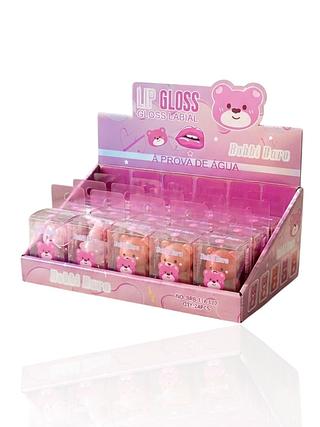 Lip Gloss Chaveiro Ursinho (24pçs)/Bobbi Rara