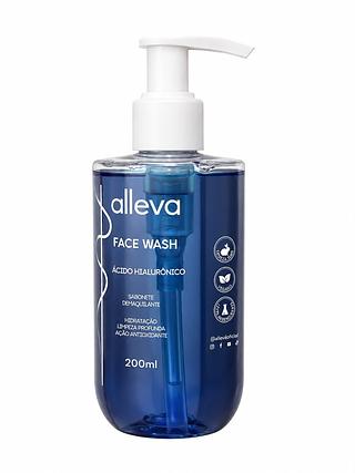ALLEVA FACE WASH ACIDO HIALURONICO SABONETE DEMAQUILANTE 200ML