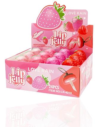 Lip Jelly Moranguinho Cor 1 á 4 com 24un Lové Rain