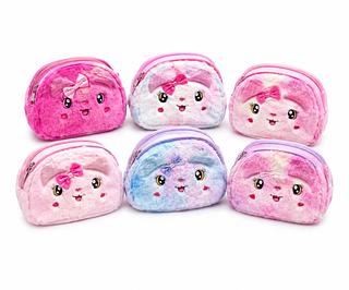 BOLSA ESTOJO COSMETICA COM DESIGN DE PELUCIA