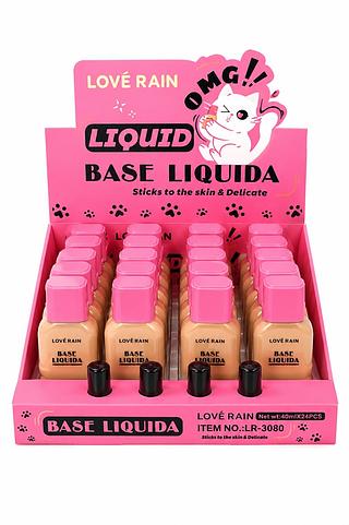 LOVE RAIN OMG BASE LIQUIDA STICKS TO THE SKIN E DELICATE 24PCS