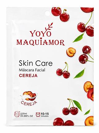 YOYO MAQUIAMOR SKIN CARE MASCARA FACIAL CEREJA 10PCS