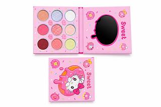 PALETA DE SOMBRAS INFANTIL HELLO KITTY 9 TONS