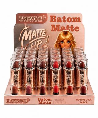 B.TWO.B batom matte lipstick 24pcs
