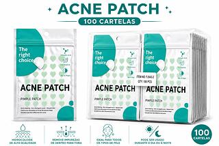 ADESIVO ACNE PATCH CORAÇAO COR VERDE 100PCS