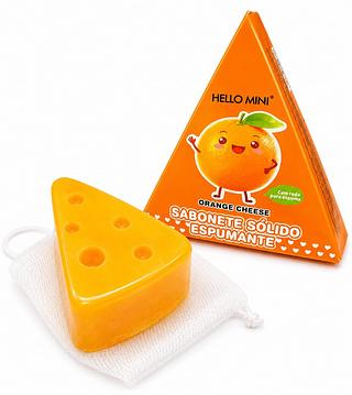SABONETE SÓLIDO ESPUMANTE LARANJA 24PCS