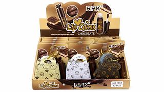 RPK LIP GLOSSS DE CHOCOLATE + bolsa 12pcs