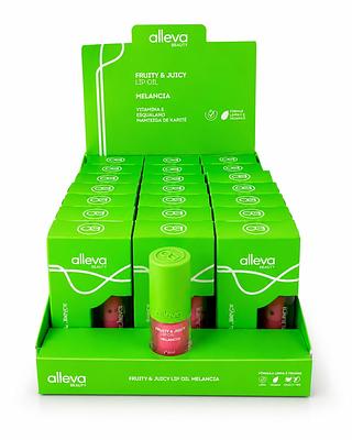ALLEVA BEAUTY LIP OIL MELANCIA 24PCS