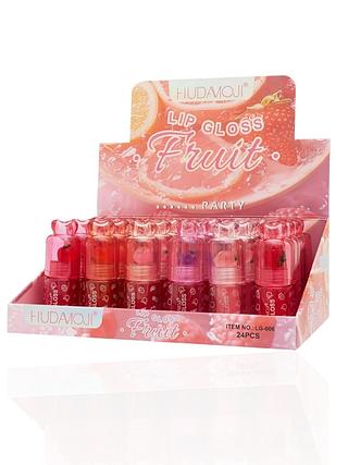 LIP GLOSS FRUIT FIUDAIODJI (24PCS)
