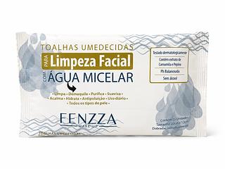 FENZZA TOALHAS UMEDECIDAS LIMPEZA FACIAL AGUA MICELAR 25UN