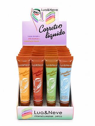 LUA E NEVE CORRETIVO LIQUIDO 4 TONS (24PCS)