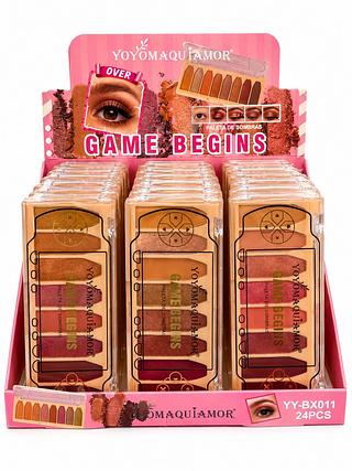 PALETA DE SOMBRAS GAME BEGINS YOYOQUIAMOR (24PCS)