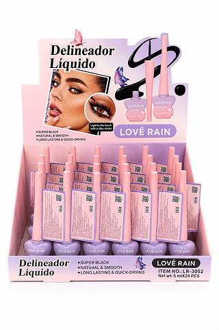 LOVE RAIN DELINEADOR LIQUIDO 24PCS