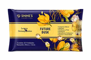 SHINES COSMETICOS LENÇOS DEMAQUILANTES 25UN