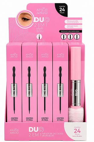 mor anjo DUO 2EM1 MASCARA DE CILIOS DELINEADOR 24PCS