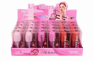 LOVE RAIN BRILLO LABIAL 24PCS