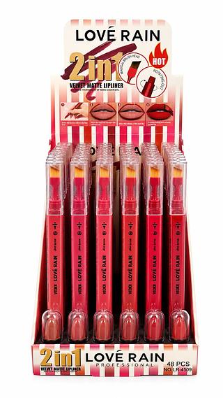 LOVE RAIN 2IN 1 MAGICAL BRUSH HEAD + ROTAYING OUT48PCS