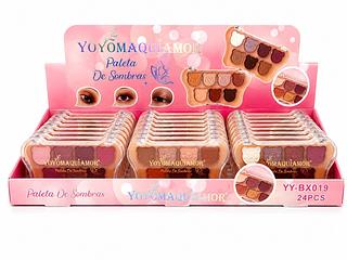 PALETA DE SOMBRAS YOYOMAQUIAMOR (24PCS)