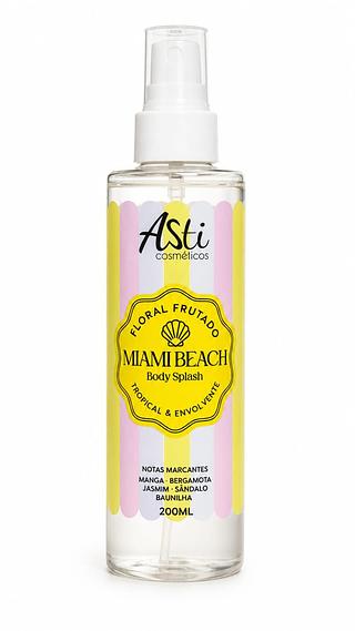 ASTI COSMÉTICOS FLORAL FRUTADO MIAMI BEACH BODY SPLASH 200ML