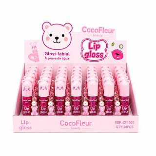 COCOFLEUR beautySHINE LIP GLOSS A PROVA DE AGUA 24PCS