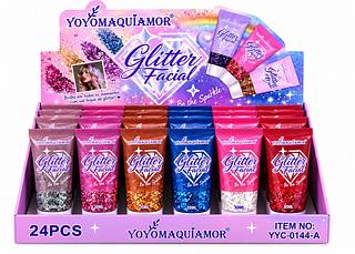 YOYOMAQUIAMOR GLITTER FACIAL 24PCS