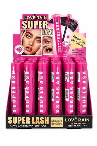 LOVE RAIN SUPER LASH MASCARA DE CILIOS 24PCS