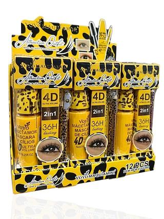 Cílios Rimel Yoyo Maquiamor 4d+lapis Olho (12pç)